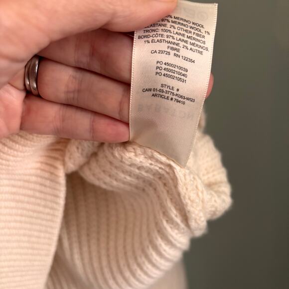 Babaton Canberra Merino Wool Cropped Cardigan - Picture 4 of 6